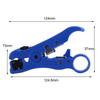 Coax Coaxial Rotary Cable Wire Cutter Stripping Tool Rg59 Rg6 Rg7 Rg11 Stripper