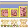 30 Pieces Cartoon Halloween Cookie Molds Large Pumpkin Ghost Skull Cookie Baking Tool Safe Gadget Supplies Decorating Tools