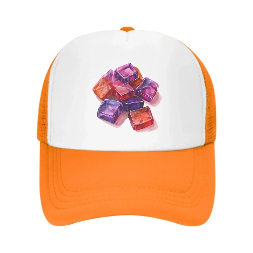 Colored Candy Spring Summer Leisure Sports Daily Sun Hat Fishing Outdoor Men's and Women's Truck Caps Fashion Casquette