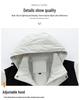 Unisex Windproof & Waterproof Color Block Hooded Jacket for Spring/Autumn Hiking