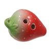 C Tone Strawberry Shaped Ocarina Gradient Color Kids Musical Instruments Toy  Student