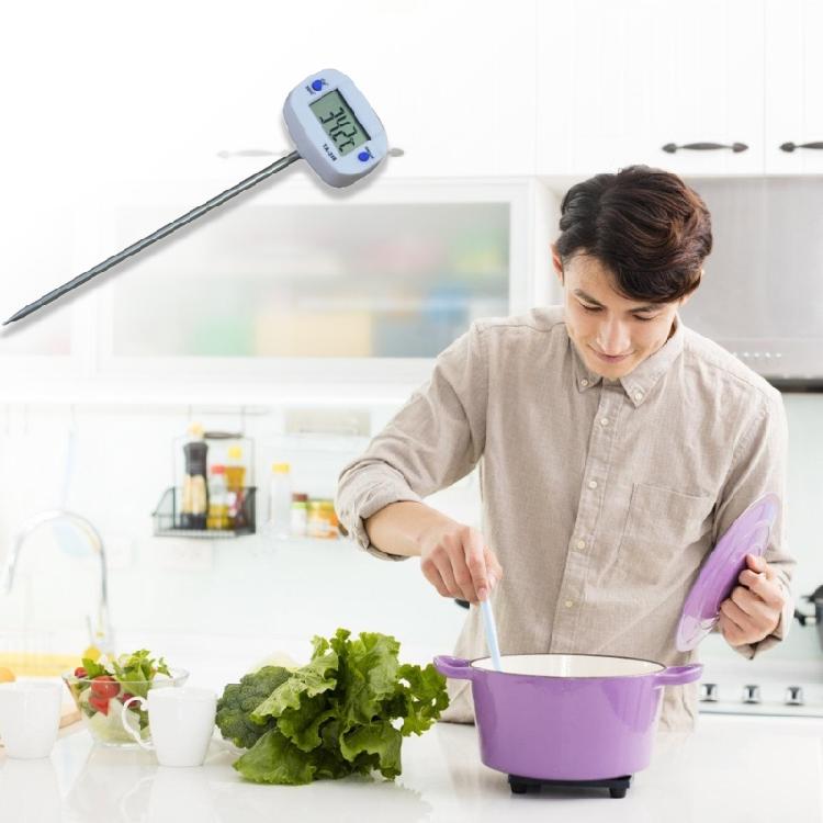 Schnelle Thermometersonden mit LCD-Bildschirm Hochpräzise LCD-Öltemperaturmesser Upgrades zur Back- und Frittierkontrolle