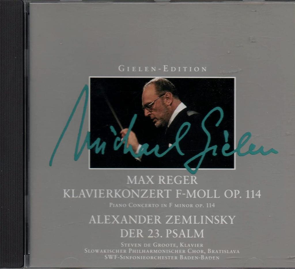 CD GIELEN: GROOTE (PNO) : SWF ORC - Reger: Pno Conc Op114: Zemlinsky: 2 INT860911 Non Japan Classical Used