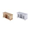 1:12 Dollhouse Miniature Wood TV Cabinet Stand Bench Living Room Decoration