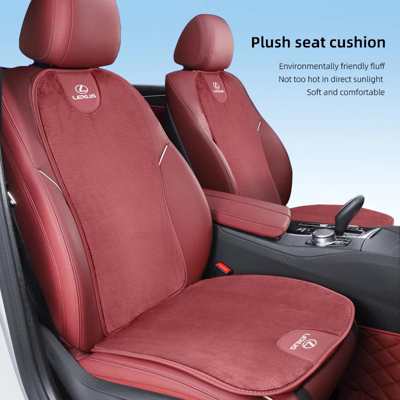 Lexus Car Plush Seat Cushion Seat Covers Backrest Mat Warmth For Lexus F SPORT ES RX NX LS UX LM LX GX LC RZ CT GS RC HS SC LBX
