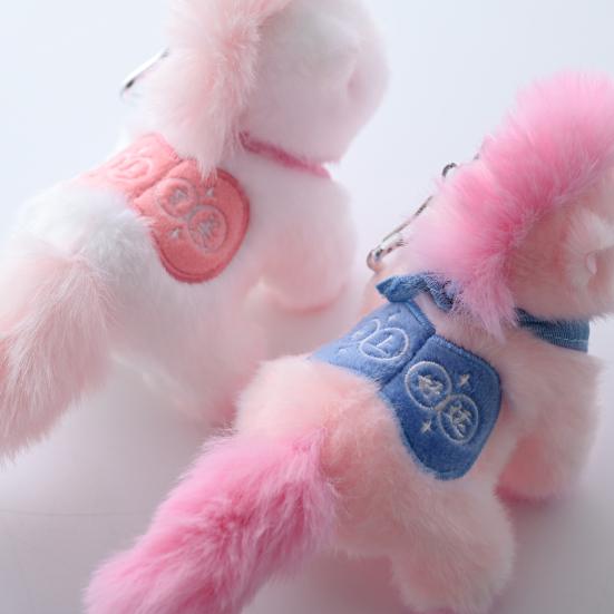 Realistyczny Brelok Kucyk Pluszowa Zabawka Śliczny Kucyk Brelok Mini Zawieszka Zwierzęca Lekki Maskotka na Szczęście Prezent dla Dzieci Przyjaciół