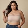 Trägerloses Unsichtbares Push-Up Bralette BH für Übergrößen
