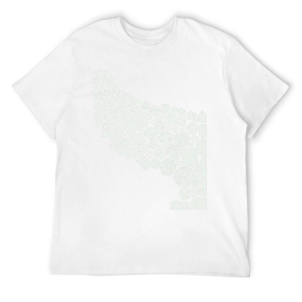 Würfel verschütten T-Shirt Jungen Tierdruck Anime-Sachen Baggy-Shirts Herren Vintage-T-Shirts