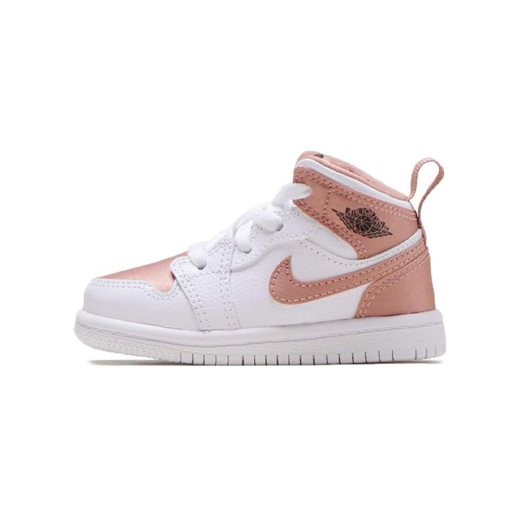 

New Jordan Air Jordan 1 Anti-Slip And Wear-Resistant Lightweight High-Top Toddler Shoes Infant And Toddler 644507-190 22