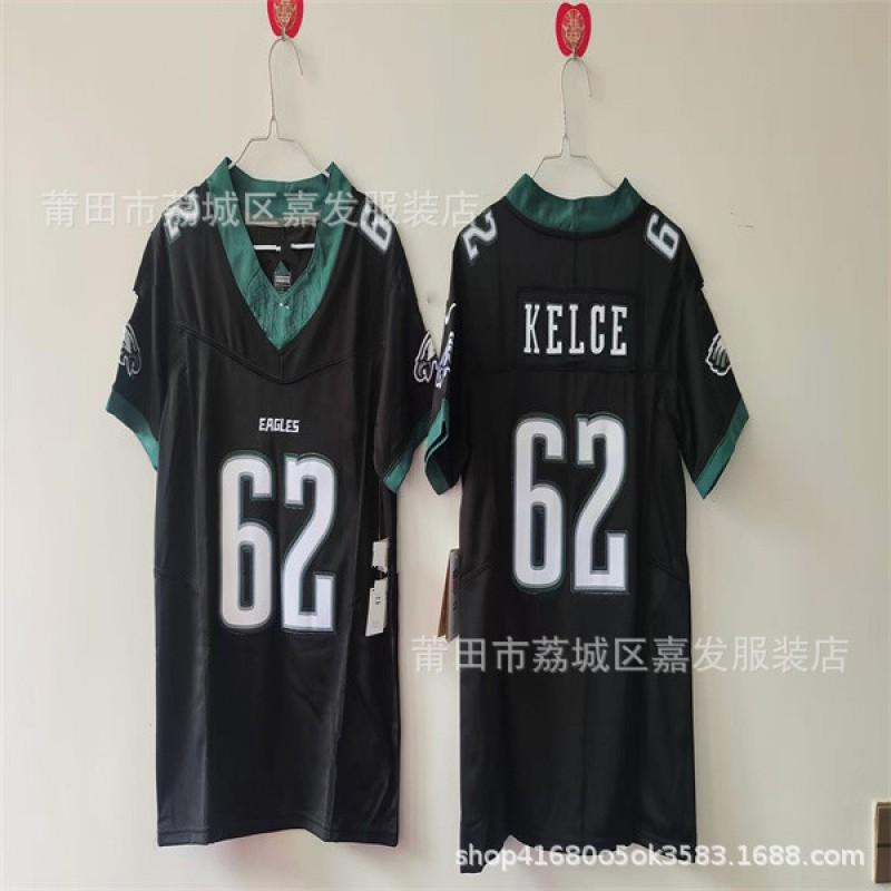 Youth Rugby Jersey Boys NFL San Francisco 49ers Eagles Team Fan Apparel Cotton Sportswear