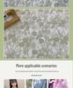 3D Embroidered Floral Lace Fabric for Dresses and Children's Clothing