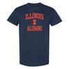 Illinois Arch Logo Alumni T-Shirt - Navy