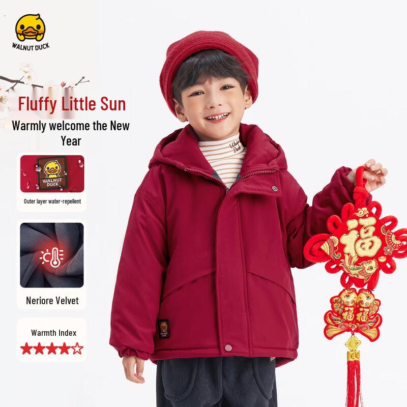 WALNUT DUCK Boys' Hooded Winter Padded Jacket
