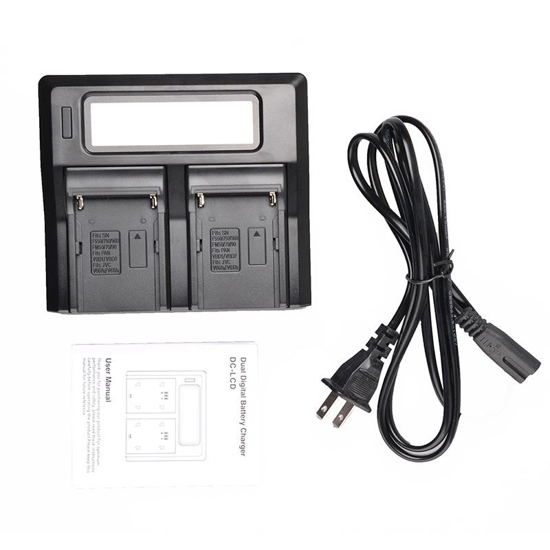 Dual Charger for Nikon EN-EL15: Compatible with D610, D800, D7000, V1, D7200, D750 Models