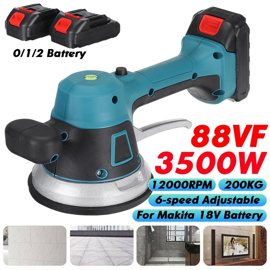 3500W 12000RPM Přenosný obkladačský stroj Vibrátor na obklady 200kg přísavka 6 rychlostí nastavitelný Automatický podlahový vibrátor Nivelační nástroj