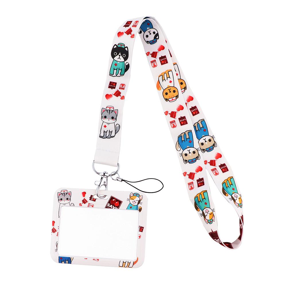 

Doctor Nurse Medical Treatment Neck Strap Key Lanyards Badge Holder ID Card Mobile Phone Straps Pendant Doctor Nurse Gift