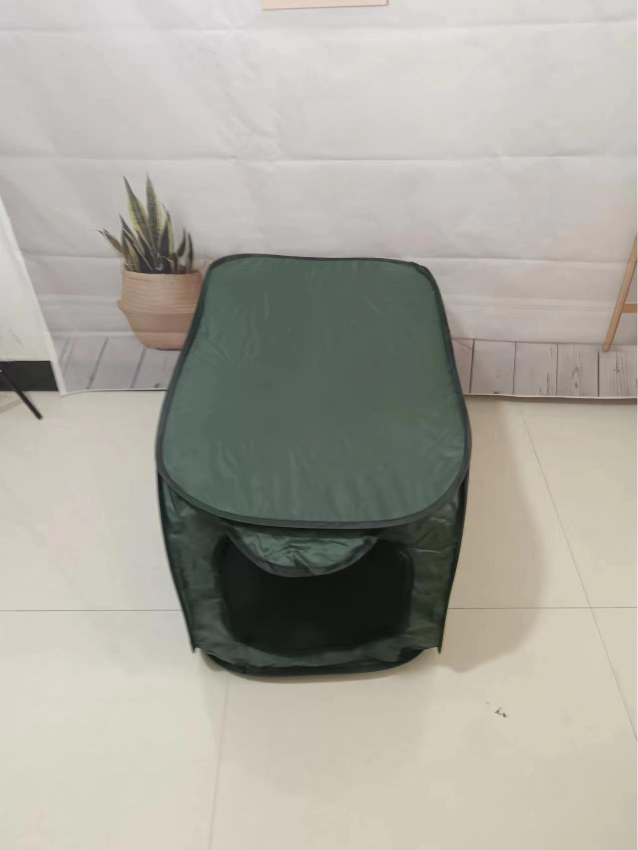 

Портативная складная маленькая лежанка для собаки - ткань Оксфорд, устойчивая к царапинам, подходит для клетки для питомца и автомобиля, бесплатное хранение 92x51x50 армия зеленый