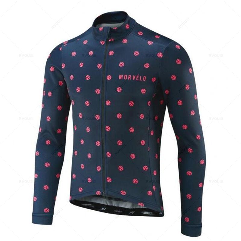 Morvelo Autumn T Men Long Sleeve Bike Clothing Uniform Maillot Ropa De Ciclismo Sports Bicycle Bib Pants 2026 Autumn Breathable Cycling Suit