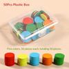 50Pcs Round Plastic Math Counters Colored Counting Chip Kids Early Math Learning Toy Kindergarten Preschool Math Learning