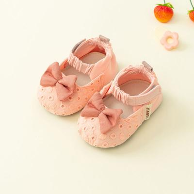 Autumn Baby Girl Shoes Baby Soft Sole Baby Girl Summer Summer Cloth Sandals One Year Old Anti-spring Front Shoes