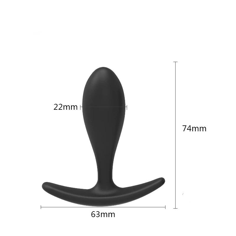 Mushroom Butt Plug Sex Tool for Men Silicone Anal Plug Male Masturbator Prostate Massager Adult Product Sex Toys for Gay