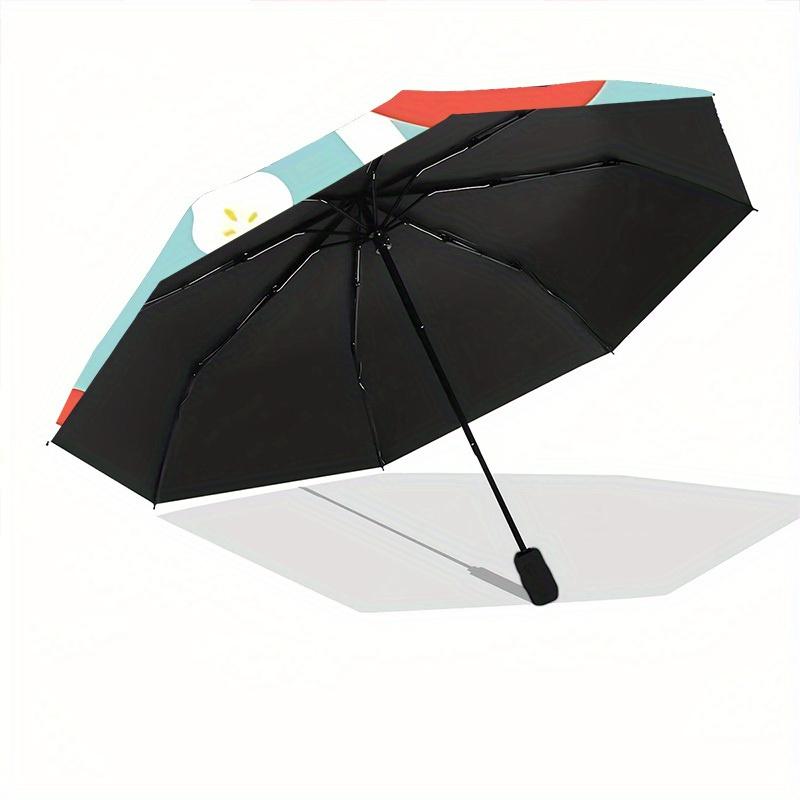 1pc Lucky Cats Automatic Open/close Umbrella, 8-Rib sturdy structure, Portable Travel Umbrella, Parties, Everyday Use, Outdoor Accessory, Ar