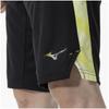 Mizuno Dry Aeroflow Training Highly XL Shorts, Breathable, 32MDA555, Black/Luminary Green,
