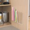 1/2Pcs Acrylic Straw Holder Transparent Design Easy-to-Clean Self Adhesive Reusable Straw Organizer Kitchen Accessories