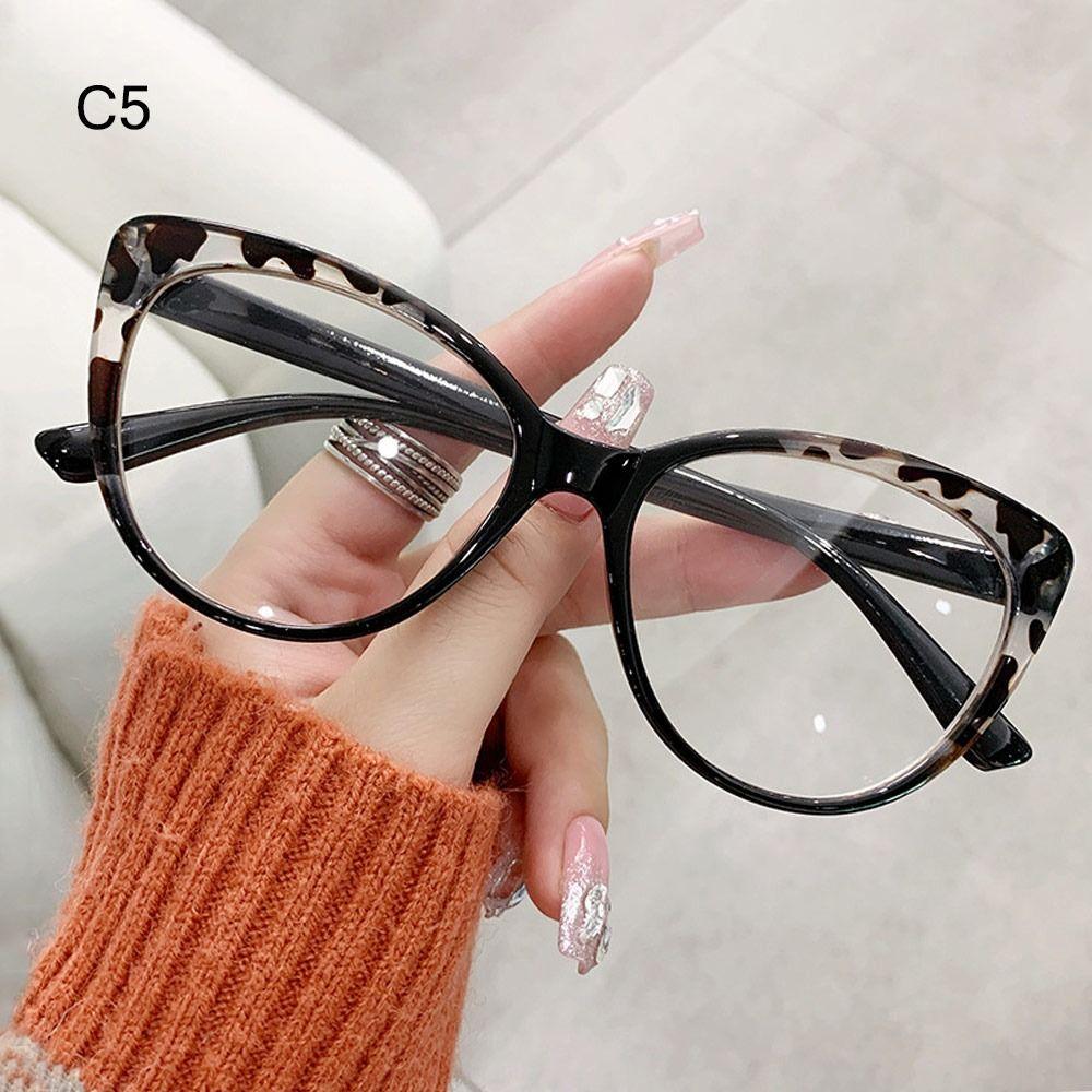 New Fashion Blue Light Blocking Glasses Retro Style Filter UV Plain Glasses Optical Eyeglass Frame for Women