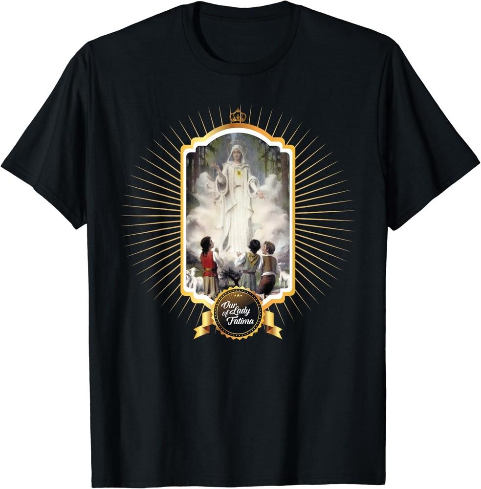 The Miracle of Our Lady of Fatima Mary Vintage Catholic T-Shirt Size S-5XL Unisex T-Shirt XXXL