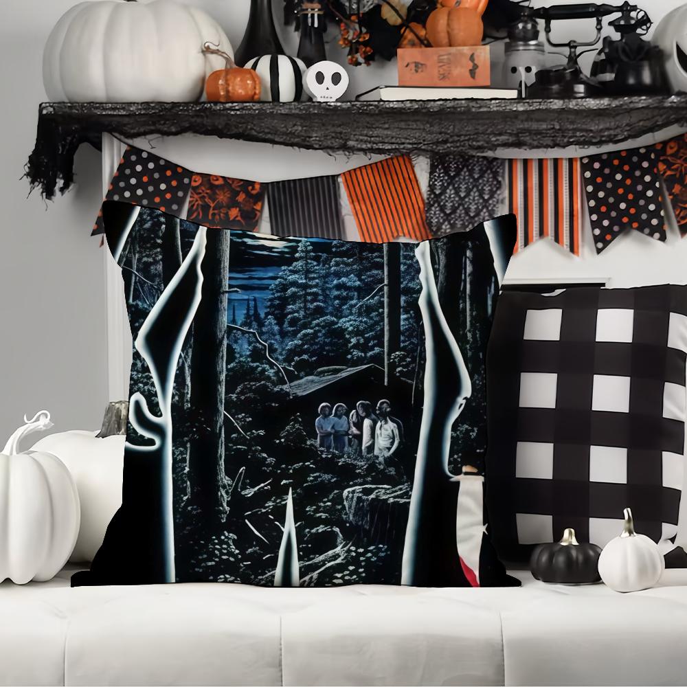 Horror movie F-Friday T-The 1-13th  Pillow Case Office Cushions Suitable For Sofa Car Bedroom Decorative Cushion Cover