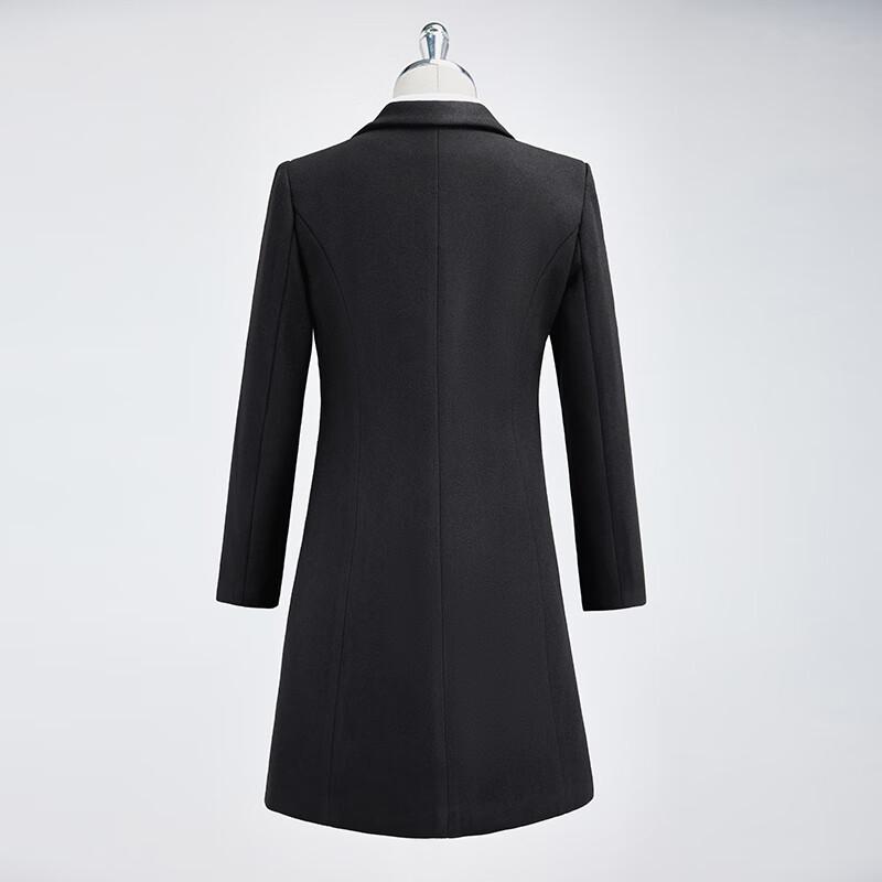 Trueman Women's Mid-Length Cotton-Padded Wool Coat