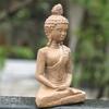 Resin Chinese Style Buddha Statue Garden Decoration Desktop Buddha Sculpture for Home Office Zen Indoor Outdoor Decoration