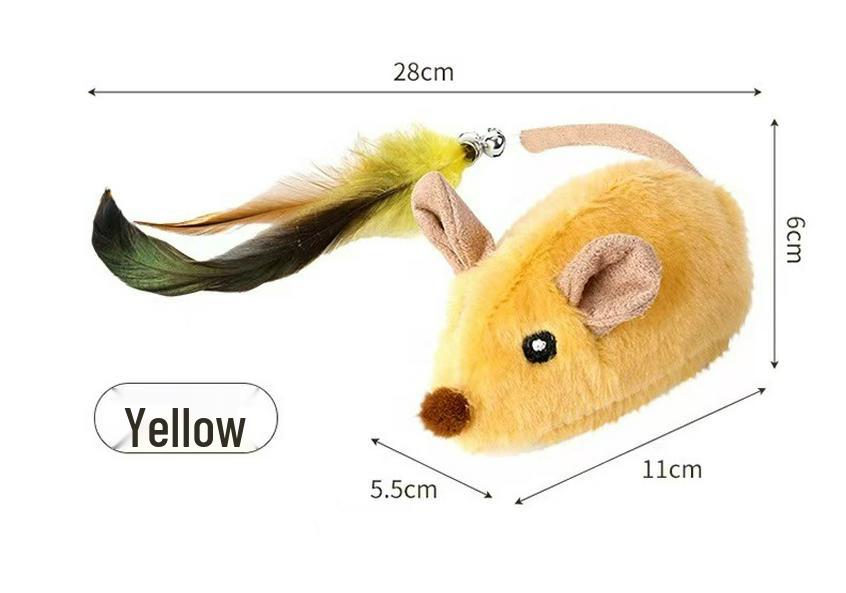 Remote Control Tail-Wagging Electric Pet Toy: Self-Entertainment Decompression Gadget for Cats and Dogs.