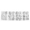 8pcs Colorable Shrink Plastic Sheets Hand Painted Shrink Film Sheets  DIY Ornaments