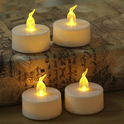 12 st/pack flimrande flamlösa LED-ljus värmeljus flimrande fest Bröllopsljus Säkerhet Heminredning Belysning