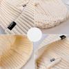 Autumn and winter warm ear protection versatile loose big head circumference knitted hat women