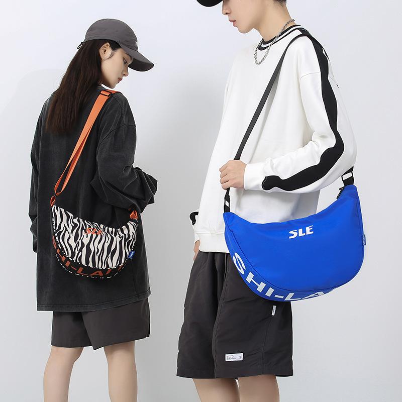 Crossbody Bag Men'S Japanese Students Diagonal Span Simple Large-Capacity Backpack Casual Shoulder Bag Women
