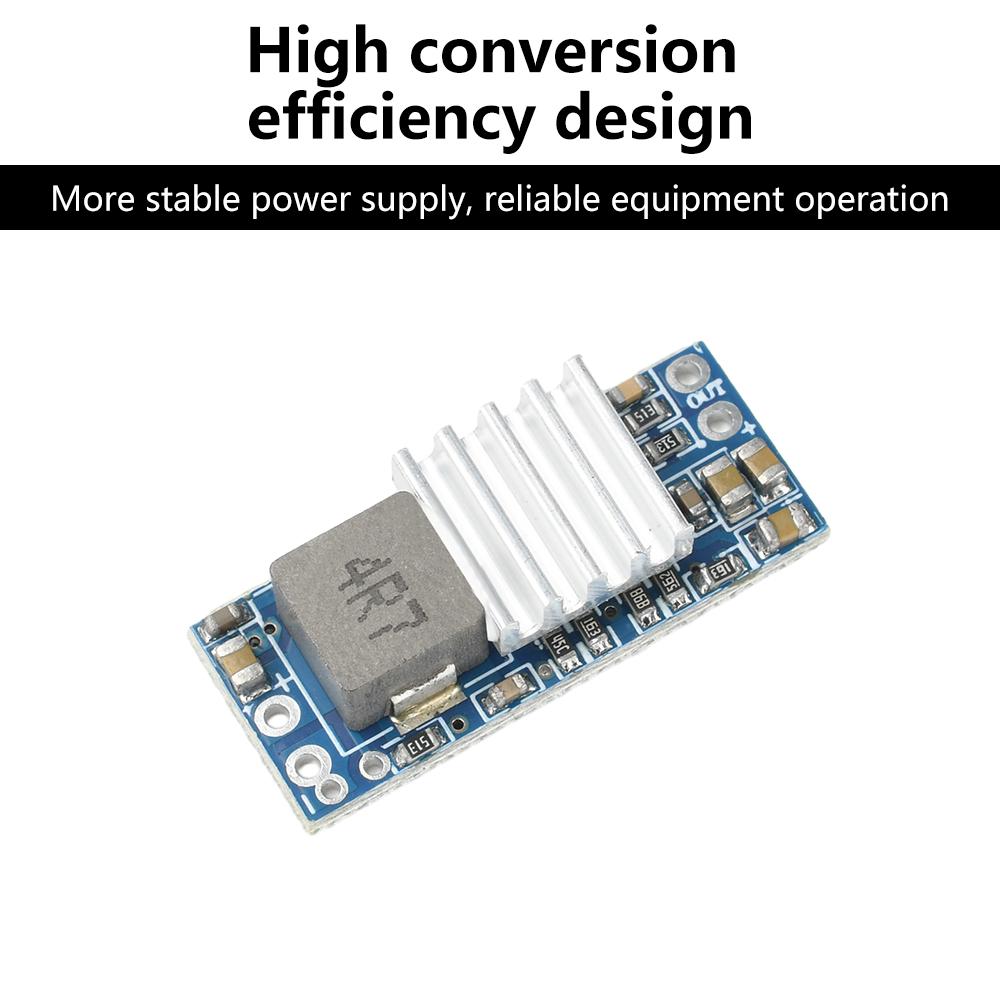 DC-DC Buck Boost Module 5A 6A Mini Power Module 3.3V 5V 9V12V Fixed Output Step-up/Step-down Converter for Drones RC Models BEC