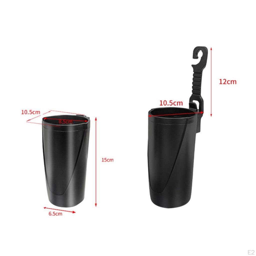 Car Hanging Trash Can, Accessories, Wastebasket, Storage Box, Vehicle Garbage Can for