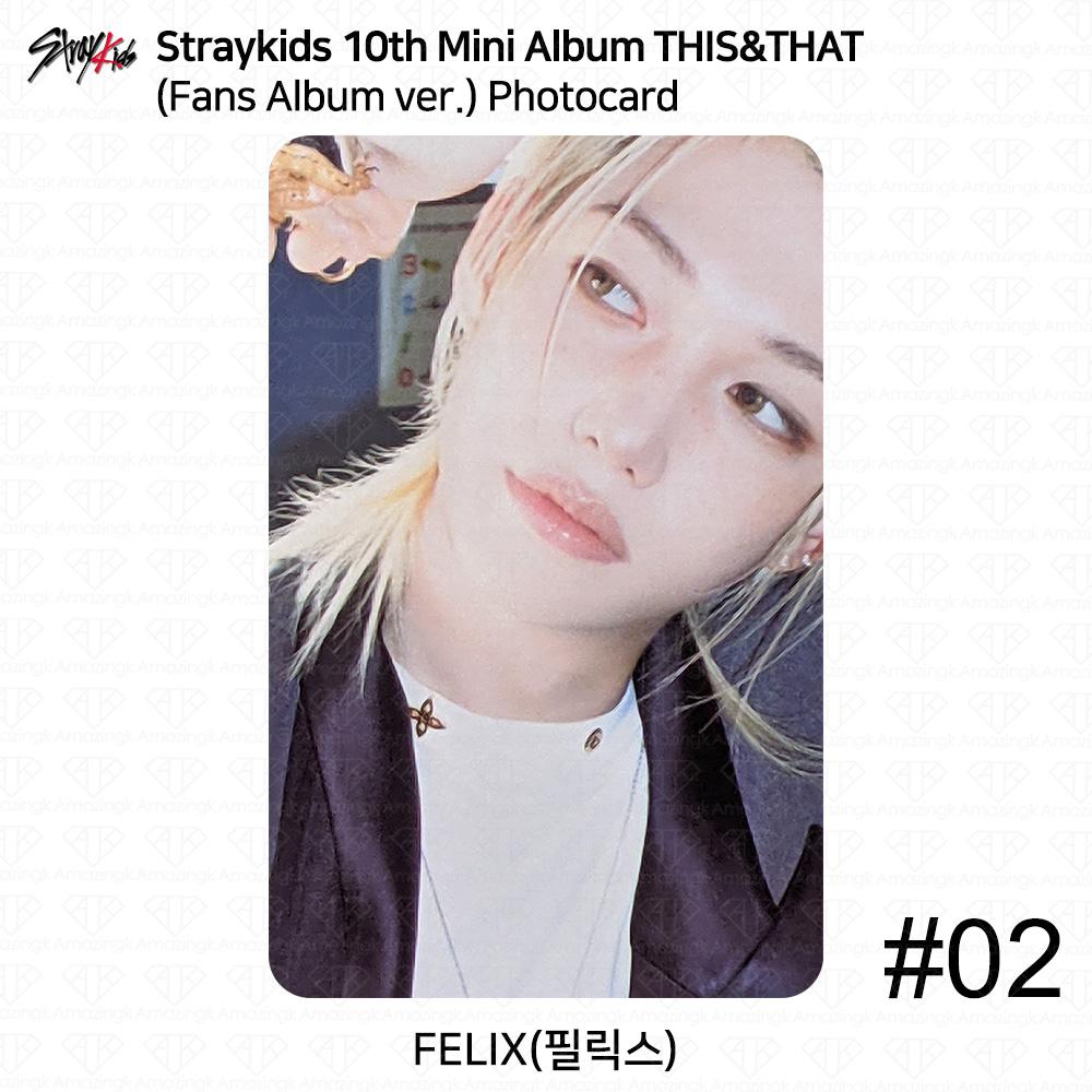Stray Kids Il 10° Mini Album THIS&THAT Edizione Fan Album. Cartolina fotografica
