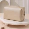 Portable Cosmetic Bag Stylish Zippered Makeup Pouch Travel Toiletry Organizer for Women Lipstick Makeup Brushes