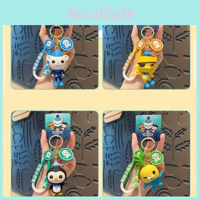 Rozkošný silikonový klíčenka Octonauts Kreslené figurky Na batohy a dárky