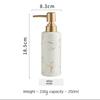 Luxe Goudkleurig Marmeren Keramische Lotion Fles Draagbare Zeepdispenser Badkameraccessoires Druk Shampoo Vochtigheidspak Fles