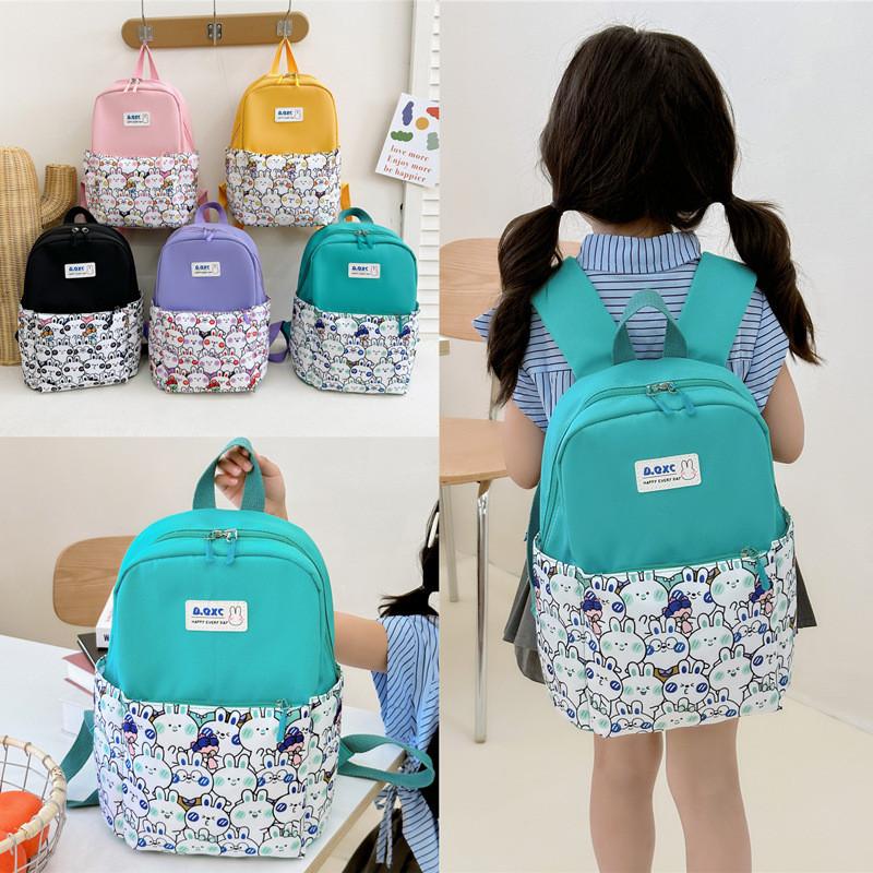 Modern Trendy Kids Cartoon Backpack Breathable Nylon Bag For Boys And Girls