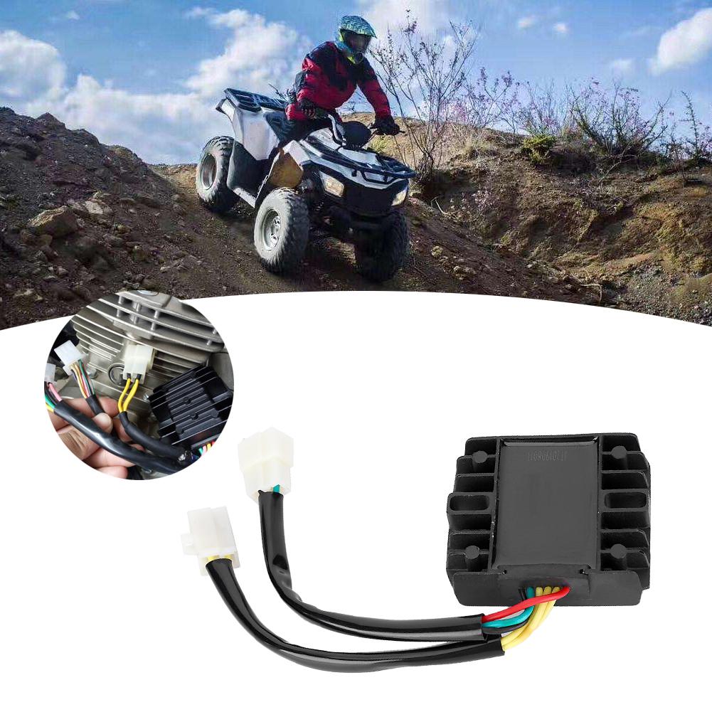 DC12V 6-leder motorsykkel spenningslikeretterregulator Passer for GY6 50cc 125cc 150cc 200cc 250cc scooter