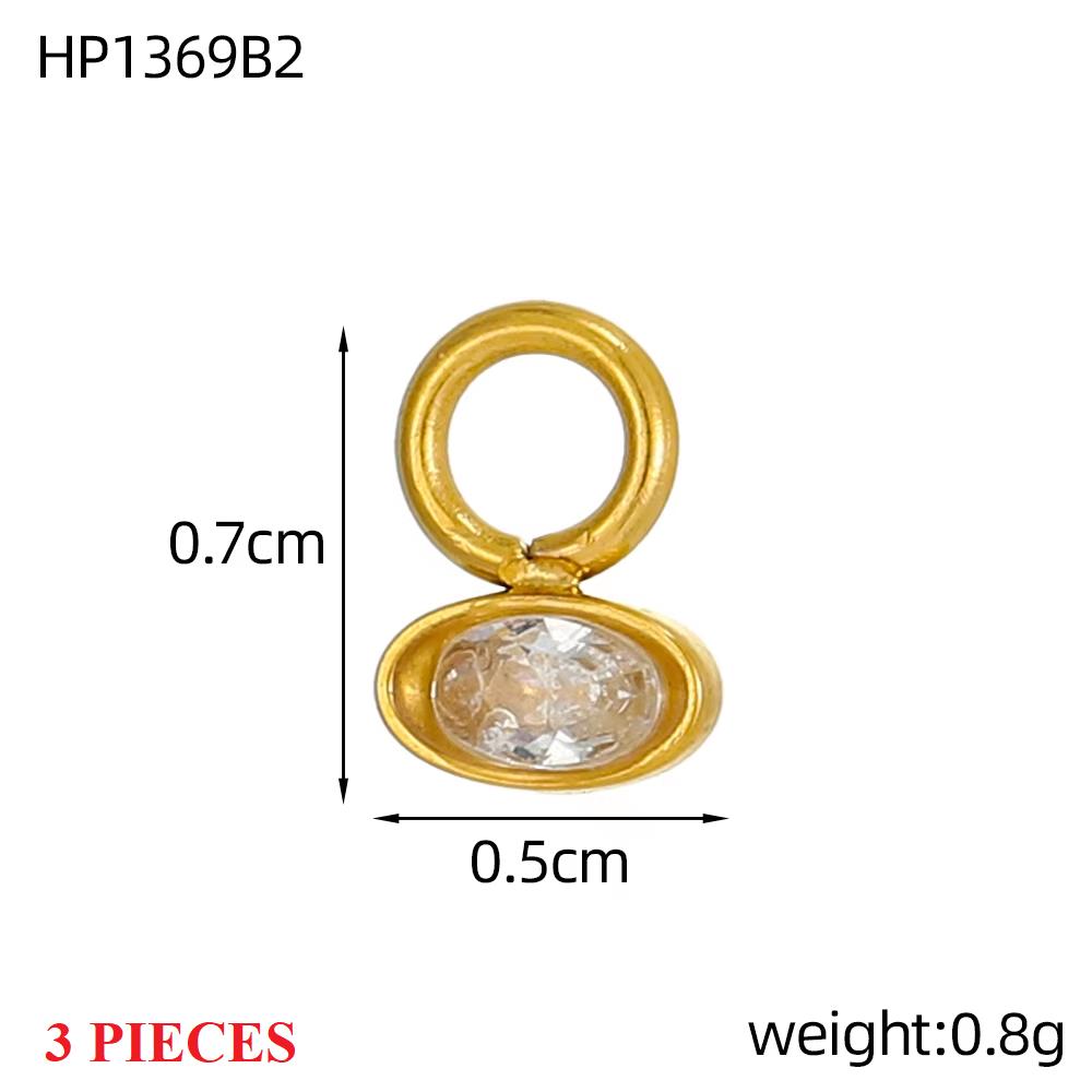 

3PCS/LOT CARLIDANA Gold Plated Evil Eye Heart Star Stainless Steel Pendants, Tarnish Free Charms for DIY Jewelry Making