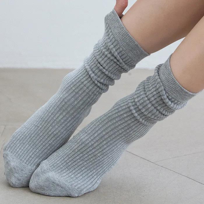Basic Ribbed Socks 4 Colors