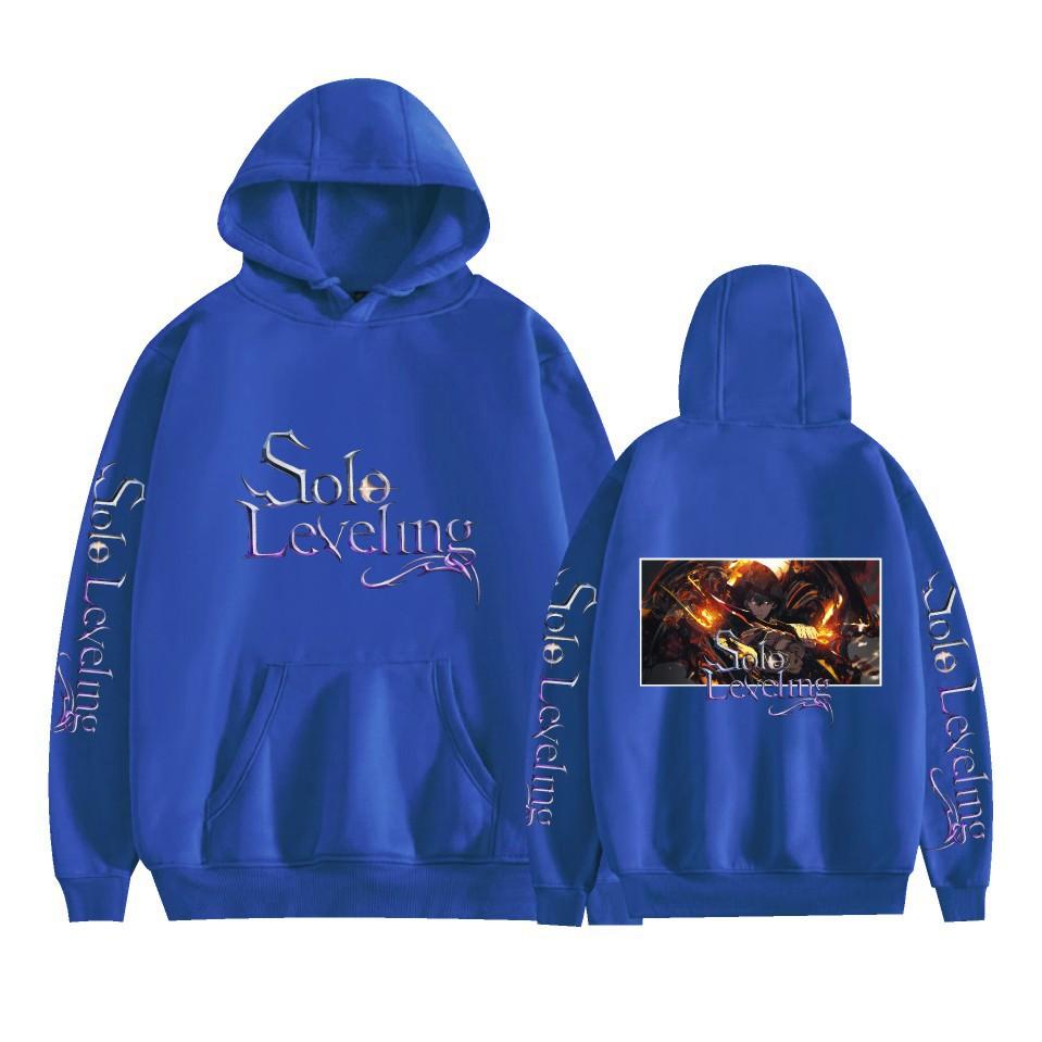 Solo Leveling Cartoon Hoodies Graphic Printed Sweatshirts Casual Long Sleeve Tops for Men Women