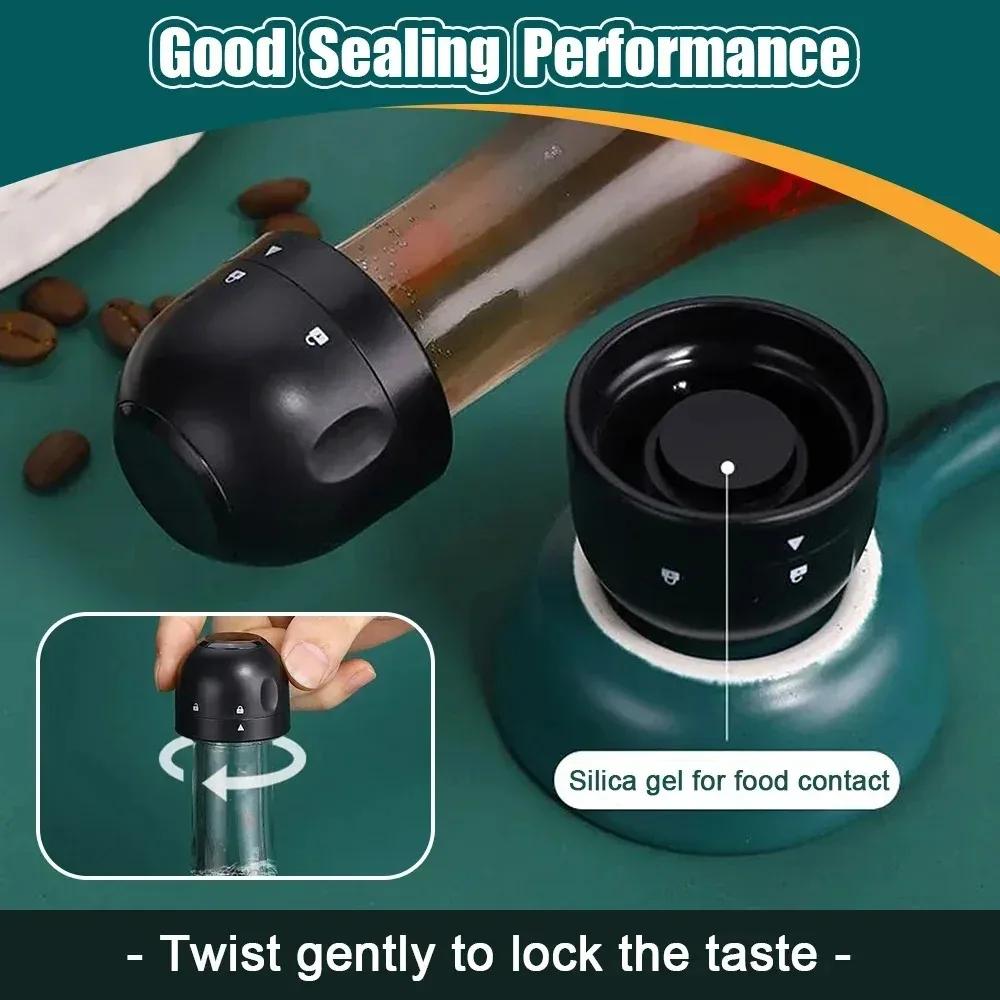 Accessories Home Brewing & Wine Making Barware Bottle Stopper Set Soda-fountain Leak Proof Tools Champagne Bar Vacuum Cork